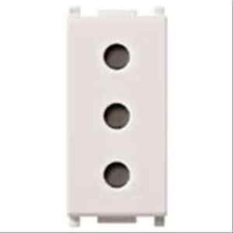 Presa 2P+T 16A P17 Bianco ( Vimar Cod. 14202 )