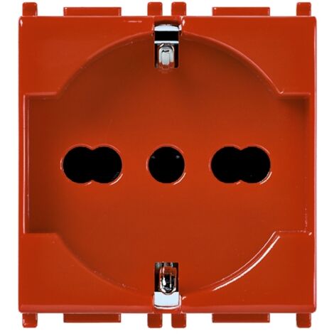 Presa 2P+T 16A Universale Rosso VIMAR 14210.R