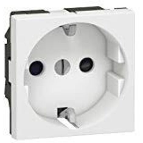 Presa 2P TT laterale con vite MOSAIC-II - LEGRAND
