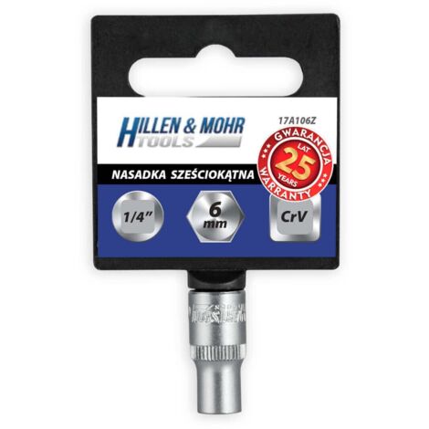 Presa 6 angoli 1/4"""""""" 12 mm con pendente