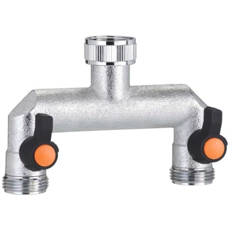 PRESA A DUE VIE 3/4 REGOLABILI METAL-JET 9601
