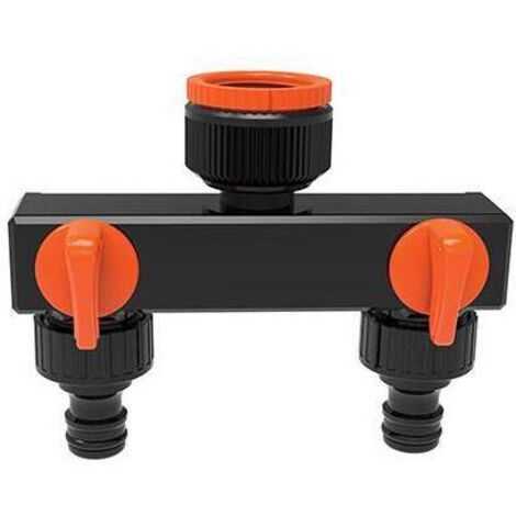PRESA A RUBINETTO GIARDINO ATTACCO CON FILETTATURA DUE INNESTI RAPIDI 3/4 STARS