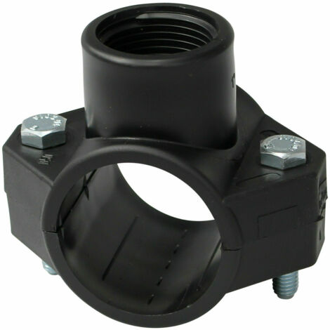 PRESA A STAFFA A 2 BULLONI  mis. 32x1/2