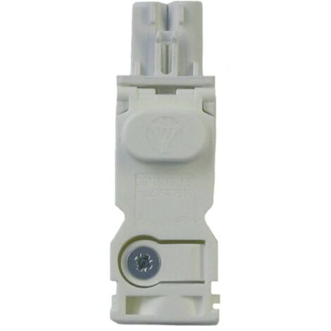 Presa AC con presa/spina adatta alle luci LED serie 7L Finder 07L.11 Presa AC bianca