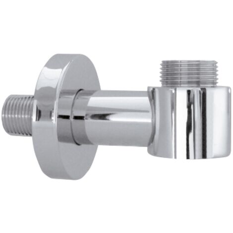 PRESA ACQUA INCASSO TONDA IN OTTONE CROMATO Cromo