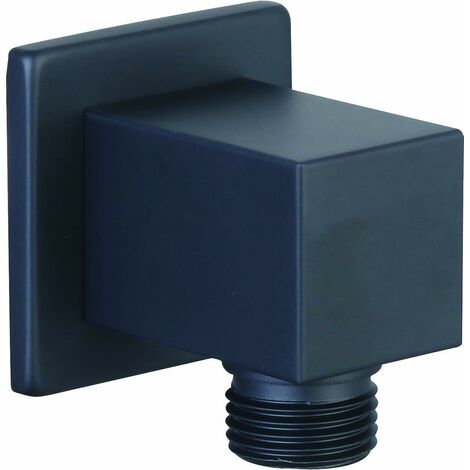 Presa acqua modello quadro colore nero opaco Tecom PAQ12NR  Nero opaco
