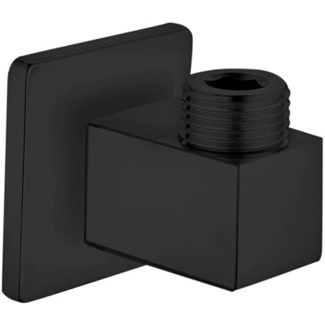 PRESA ACQUA QUADRA Nero Opaco