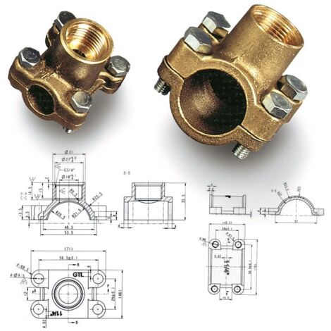 Presa acqua rapida per tubi 1"1/4 780100OL11/4