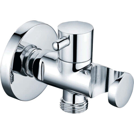 Presa acqua tonda con supporto e chiusura MM1/2"