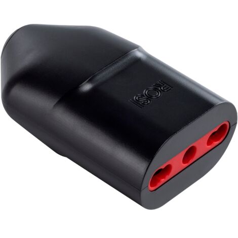 Presa bipasso 10A/16A 2P+T, nero, serie Emilia Specialist - Rosi RS9705N