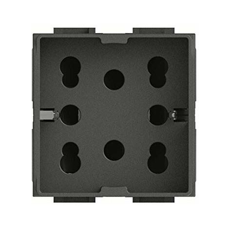 Presa Bipasso E Schuko Side Antracite Per Living International