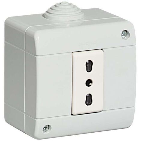 Presa bipasso IP40 1 modulo