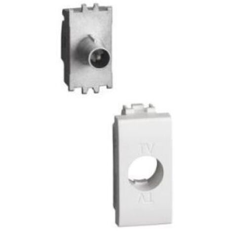 Presa coassiale diretta bticino livinglight bianco - n4202dn