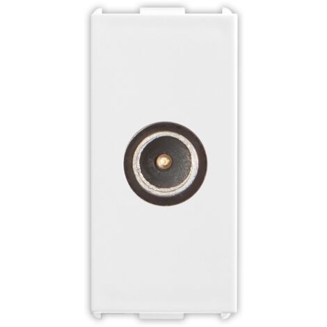 Presa coassiale IEC diretta maschio 5-2500 Mhz Bianco Pixia Master 11270-D
