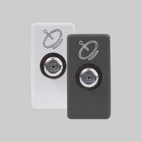 Presa coassiale sat 'system' passante 5db - bianco GEWISS