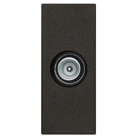Presa coassiale TV passante attenuazione 10dB Vimar Linea Nera 30300.10G