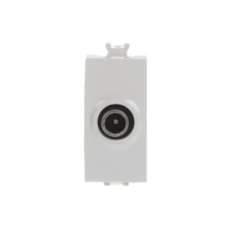 Presa coassiale tv/sat diretta connettore iec maschio d 9,5 mm abb 2csk1118ch