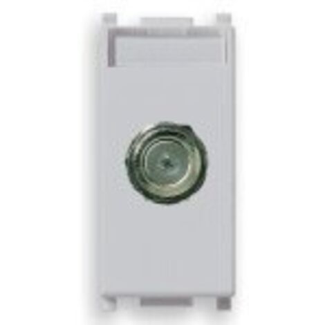Presa coassiale Vimar Plana Silver tipo F femmina 14318.SL
