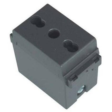 MARLANVIL Presa compatible con living classic series 2 poli - 10/16a + grey earth color 7879