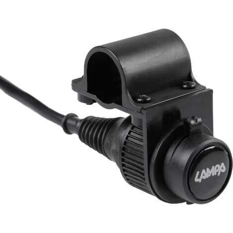 Presa corrente standard per fissaggio a manubrio - 12V - 12A max