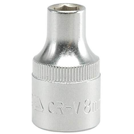 PRESA CROMATA CORTA A 6 PUNTE 1/2'' 8MM - YT-1201