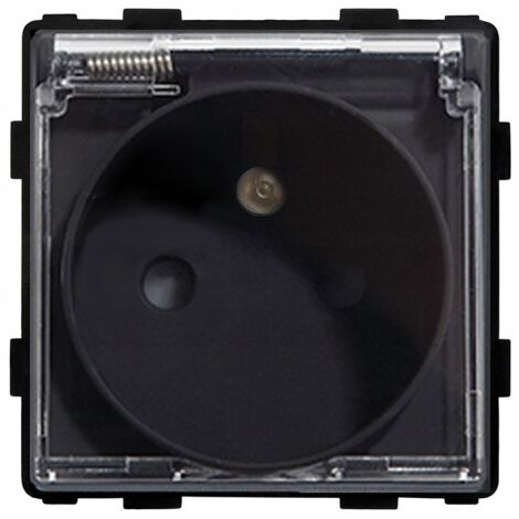 Presa da bagno 230V nera RTX SH