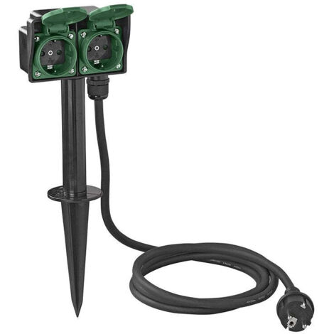 Presa da giardino Schuko 2 vie 2M 3x2,5mm²