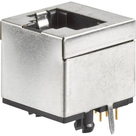 Presa da incasso RJ45 Presa verticale Poli: 8P8C Modular jacks Metallo FCI 91139-088LF 1 pz.