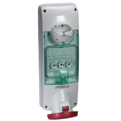 Presa Da Incasso Unika Inc  63A 380V 3P+T ( SCHNEIDER cod. PKB63V534 )