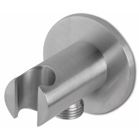 Presa D'acqua con Supporto Doccetta in Acciaio Inox Satinato Nilo