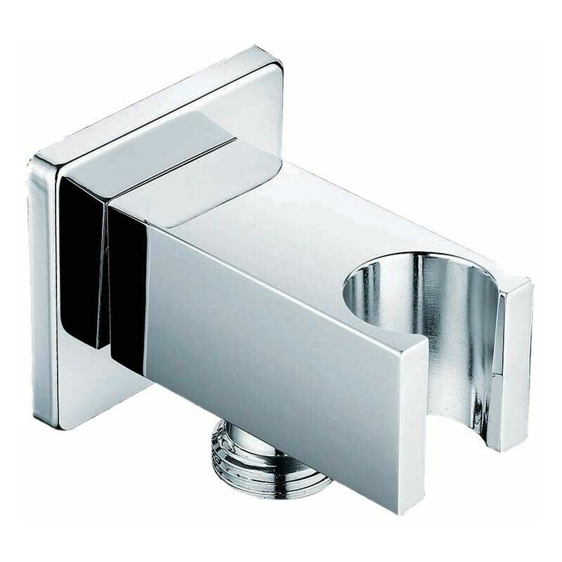 Presa d'acqua quadrata con supporto per doccia in