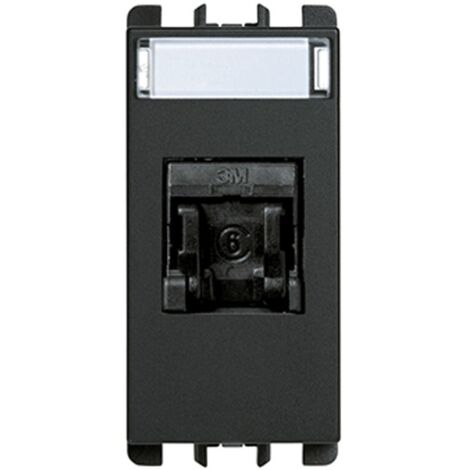 Presa dati rj45 cat 5e 1 modulo antracite urmet 10445e