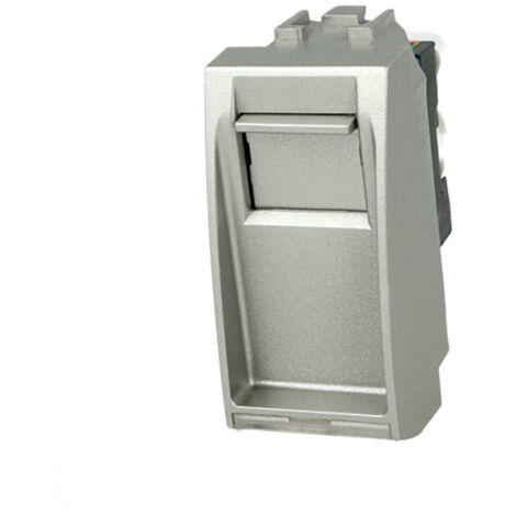 Presa Dati RJ45 CAT6 Tech Con Coperchio Compatibile Bticino Living