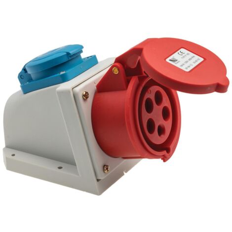 Presa di corrente combinata 16A 5p 250VZ IP44