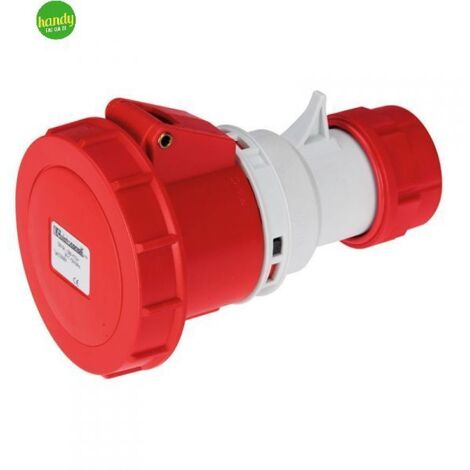 Presa dritta industriale Elettrocanali 3 poli + neutro + terra 16 a 380 v ip67
