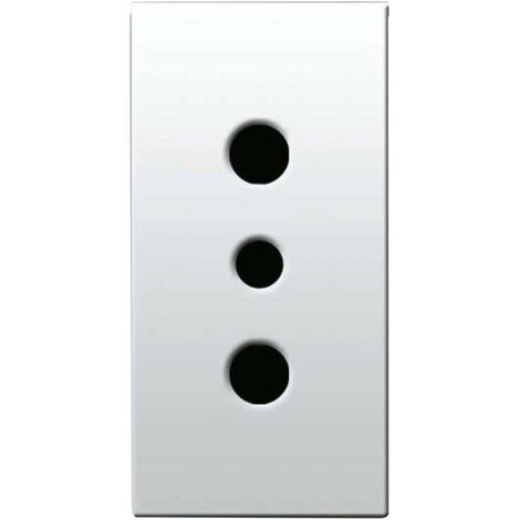 Presa elettrica solo spina piccola Ave Domus Sistema 44 10A 441006TS