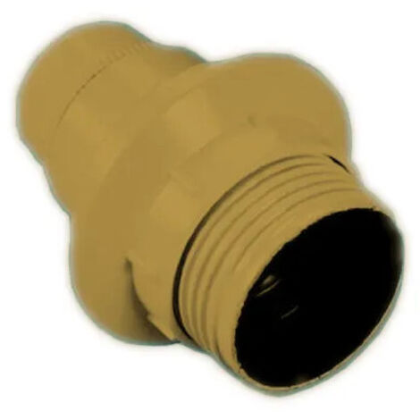 Presa filettata E14 oro, con anello, diametro 10, 6W, 2A, 250V