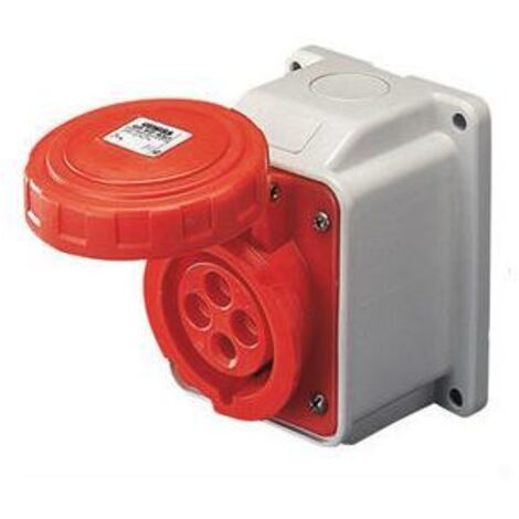 Presa Fissa 10° Parete St.3P+N+T 16A 380V 6H ( GEWISS cod. GW62431 )