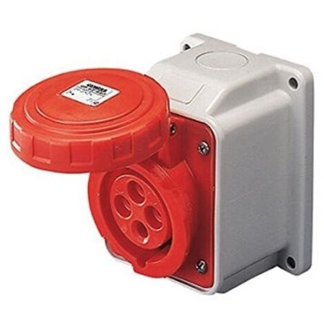Presa Fissa 10° Parete St.3P+T 16A 380V 6H ( GEWISS cod. GW62430 )