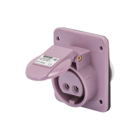Presa Fissa Incasso 2P 16A IP44 Viola 24V