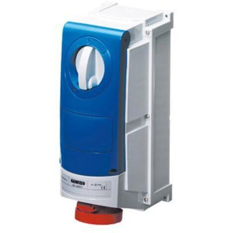 Presa Fissa Interbloccata Verticale 3P+T 16A 380-415V 50/60hz 6H IP66
