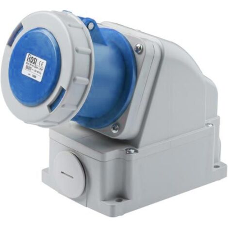 Presa industriale da parete, 230V, 2P+T, 63A, IP67 - Rosi 1001263
