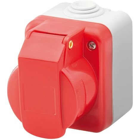 Presa Industriale da Parete 3P+T 16A 400V IP44 GW26222