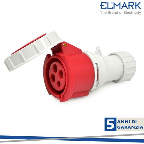 PRESA INDUSTRIALE HTN-2241 32A IP67 3P+E 400V
