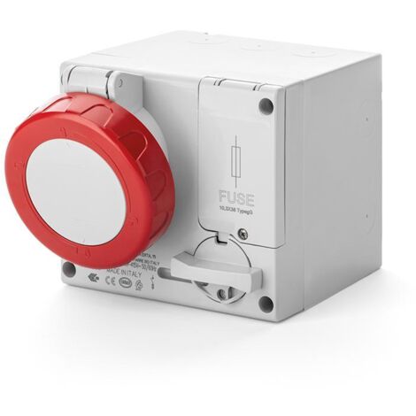Presa interbloccata 16a 3p+n+t 6h ip66 ip67 scame 506.1687