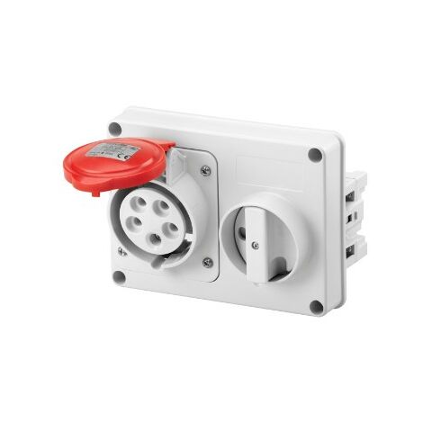 Presa Interbloccata 3P+N+T IP44 16A Senza Fondo