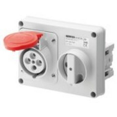 Presa Interbloccata 3P+T IP44 32A Senza Fondo