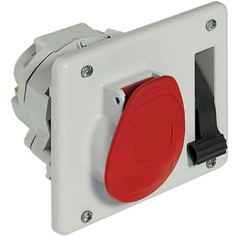 Presa interbloccata Legrand Tempra da pannello 3P+N+T 3X16A+NT 057302