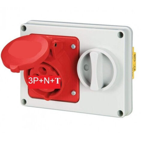 Presa Iosbf Senza Fondo Ip44 380V 3P+N+T16A ( ELETTROCANALI cod. EC69094 )
