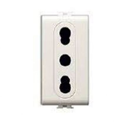 Presa Ita Bivalente Sicurezza Easy 2P+T10/16A ( ELETTROCANALI cod. ECSE8080 )